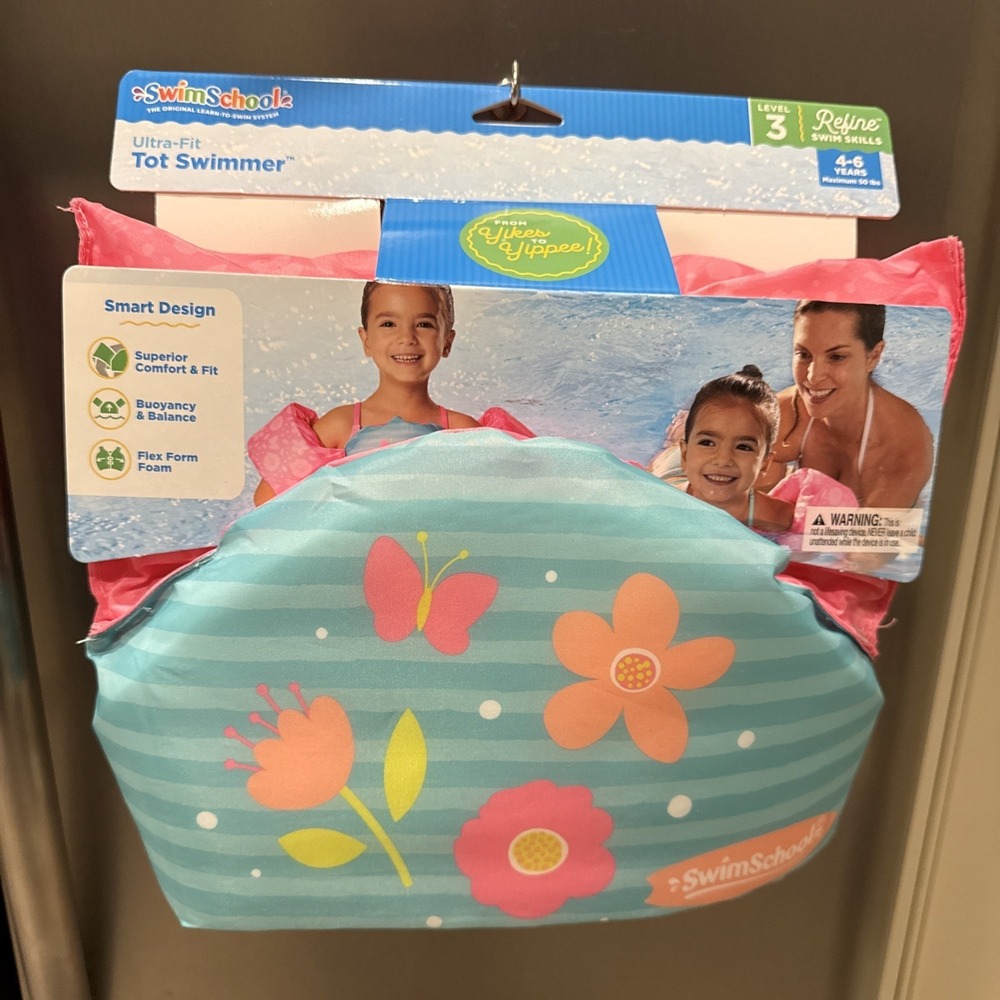 Swim School Ultra-Fit Tot Swimmer Level 3 (4-6 Years Old) Balanced Flotation NEW